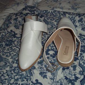 CATHERINE MALANDRINO WHITE SHOES